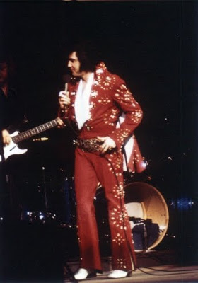 Elvis Presley Outfits King in Red