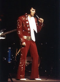 Elvis Presley Outfits King in Red