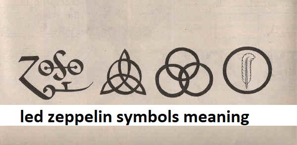 led zeppelin symbols