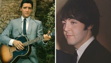 Paul McCartney and Elvis Presley